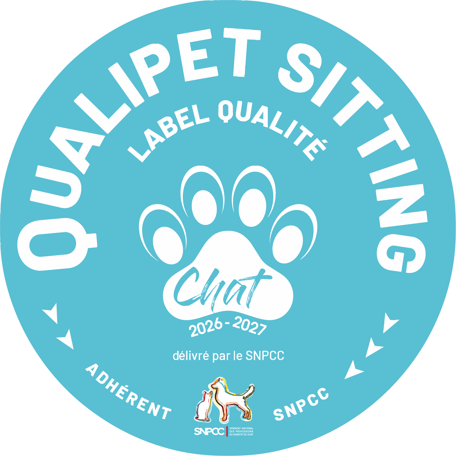Label Qualipet Sitting Chat