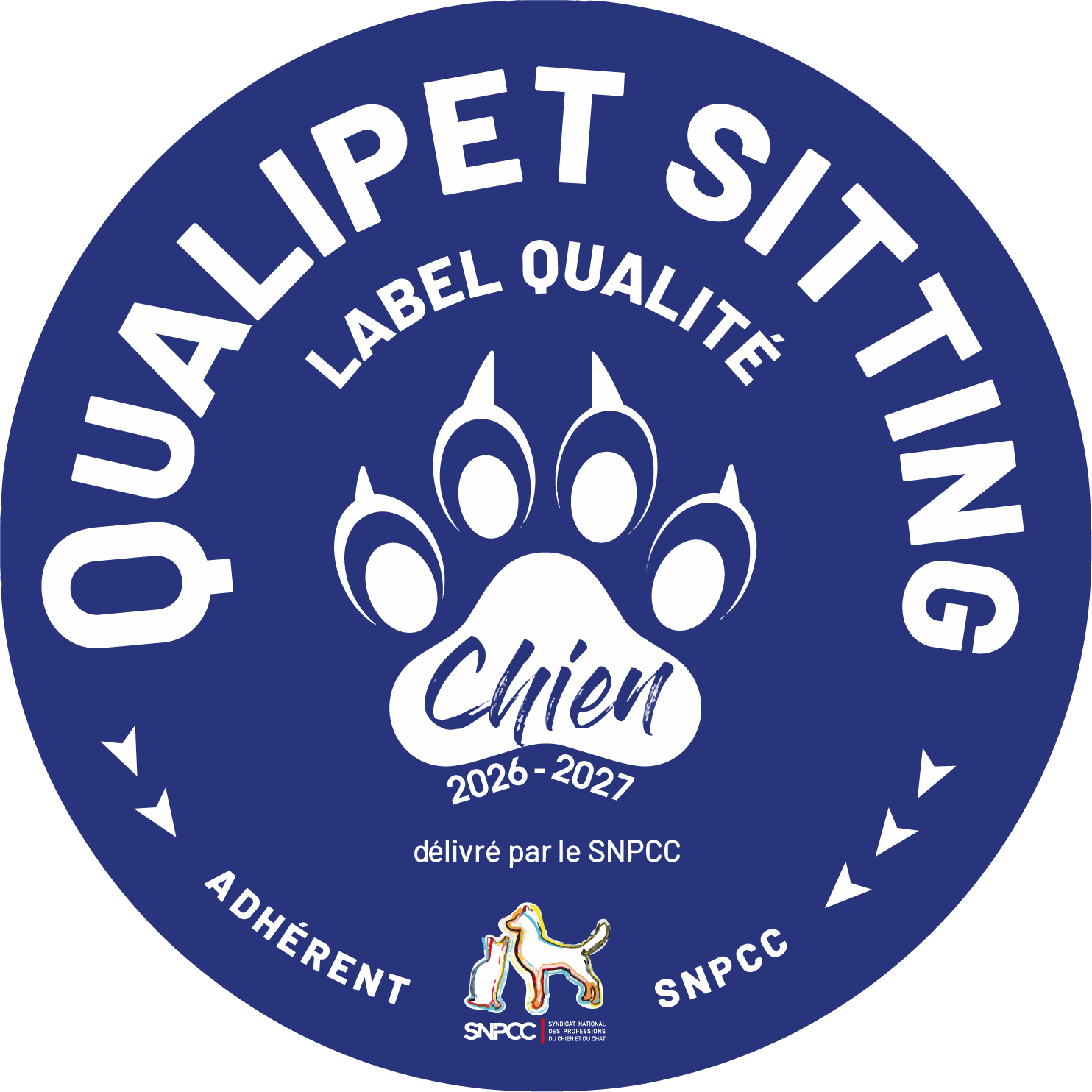 Label Qualipet Sitting